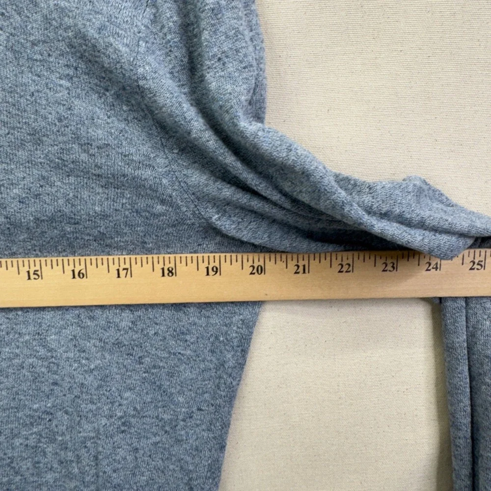 Banana Republic‎ Silk Linen Sweater S Blue Lightweight Crewneck Minimalist 5768